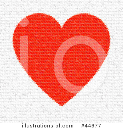 Royalty-Free (RF) Heart Clipart Illustration by oboy - Stock Sample #44677