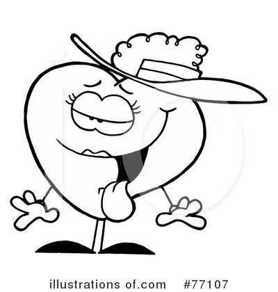 Royalty-Free (RF) Heart Clipart Illustration by Hit Toon - Stock Sample #77107