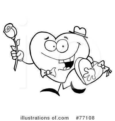 Royalty-Free (RF) Heart Clipart Illustration by Hit Toon - Stock Sample #77108