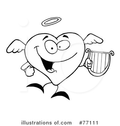 Royalty-Free (RF) Heart Clipart Illustration by Hit Toon - Stock Sample #77111