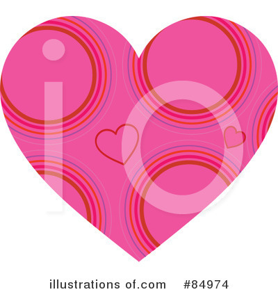 Royalty-Free (RF) Heart Clipart Illustration by Pushkin - Stock Sample #84974