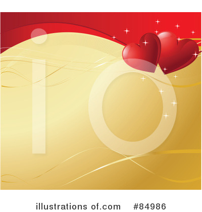 Royalty-Free (RF) Heart Clipart Illustration by Pushkin - Stock Sample #84986