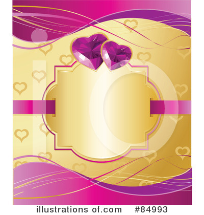 Royalty-Free (RF) Heart Clipart Illustration by Pushkin - Stock Sample #84993