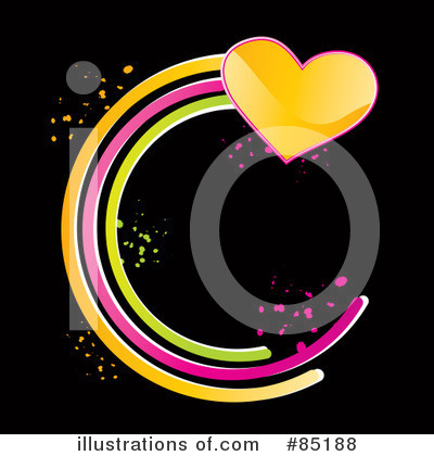 Royalty-Free (RF) Heart Clipart Illustration by MilsiArt - Stock Sample #85188
