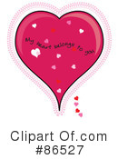 Heart Clipart #86527 by Pams Clipart