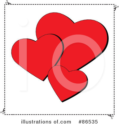 Royalty-Free (RF) Heart Clipart Illustration by Pams Clipart - Stock Sample #86535