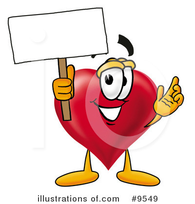Royalty-Free (RF) Heart Clipart Illustration by Mascot Junction - Stock Sample #9549