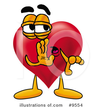 Royalty-Free (RF) Heart Clipart Illustration by Mascot Junction - Stock Sample #9554
