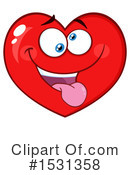 Heart Mascot Clipart #1531358 by Hit Toon