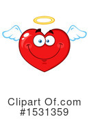 Heart Mascot Clipart #1531359 by Hit Toon
