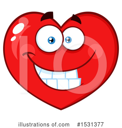 Hearts Clipart #1531377 by Hit Toon