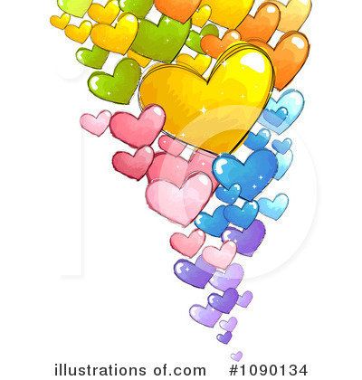 Royalty-Free (RF) Hearts Clipart Illustration by BNP Design Studio - Stock Sample #1090134