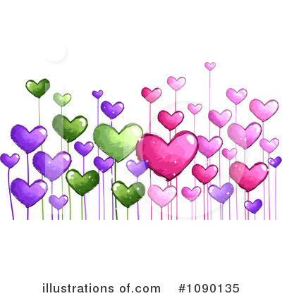 Royalty-Free (RF) Hearts Clipart Illustration by BNP Design Studio - Stock Sample #1090135