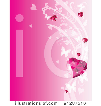 Valentines Day Background Clipart #1287516 by Pushkin