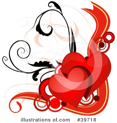 Royalty-Free (RF) Hearts Clipart Illustration by dero - Stock Sample #39718