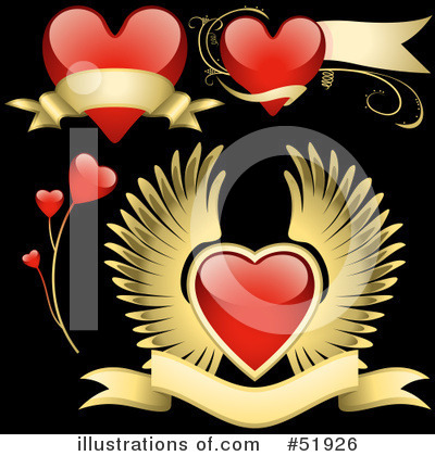 Winged Heart Clipart #51926 by dero