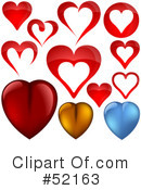 Hearts Clipart #52163 by dero