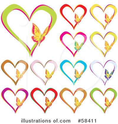 Heart Clipart #58411 by MilsiArt