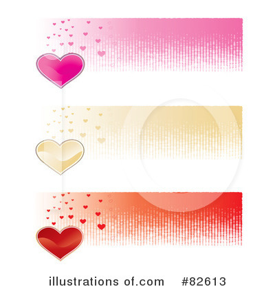 Royalty-Free (RF) Hearts Clipart Illustration by MilsiArt - Stock Sample #82613
