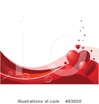 Royalty-Free (RF) Hearts Clipart Illustration by Pushkin - Stock Sample #83050