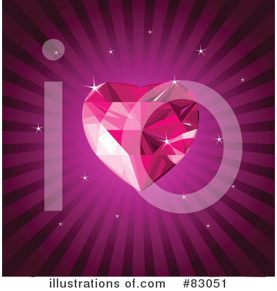 Royalty-Free (RF) Hearts Clipart Illustration by Pushkin - Stock Sample #83051