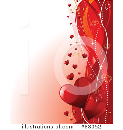 Royalty-Free (RF) Hearts Clipart Illustration by Pushkin - Stock Sample #83052