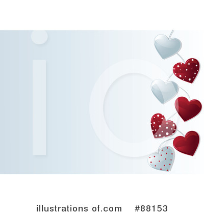 Royalty-Free (RF) Hearts Clipart Illustration by Pushkin - Stock Sample #88153