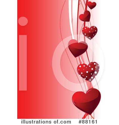Royalty-Free (RF) Hearts Clipart Illustration by Pushkin - Stock Sample #88161
