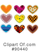 Hearts Clipart #90440 by BNP Design Studio