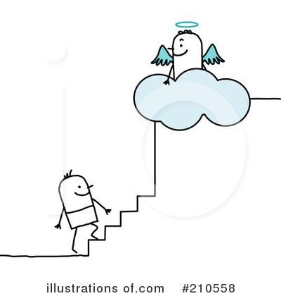 Royalty-Free (RF) Heaven Clipart Illustration by NL shop - Stock Sample #210558