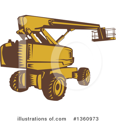 Heavy Machinery Clipart #1360973 by patrimonio