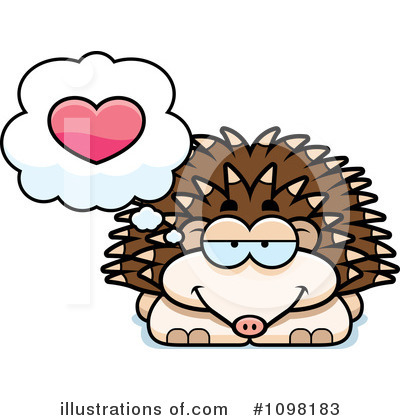 Hedgehog Clipart #1098183 by Cory Thoman