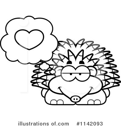 Royalty-Free (RF) Hedgehog Clipart Illustration by Cory Thoman - Stock Sample #1142093