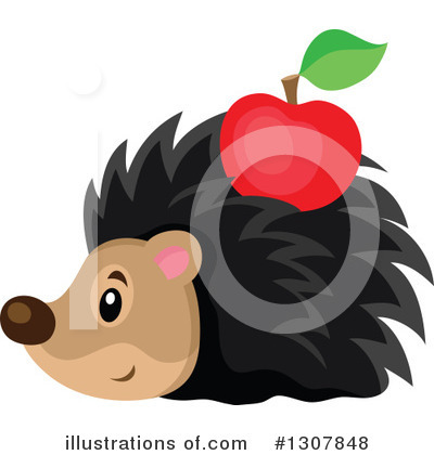 Hedgehog Clipart #1307848 by visekart