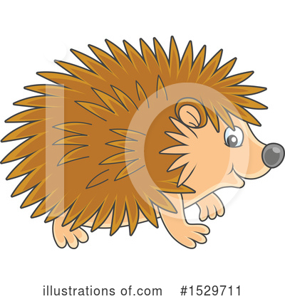 Royalty-Free (RF) Hedgehog Clipart Illustration by Alex Bannykh - Stock Sample #1529711