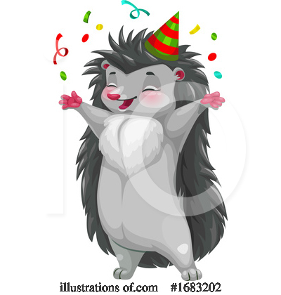 Hedgehog Clipart #1683202 by Vector Tradition SM