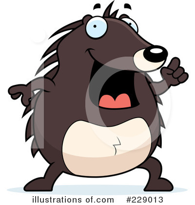 Hedgehog Clipart #229013 by Cory Thoman