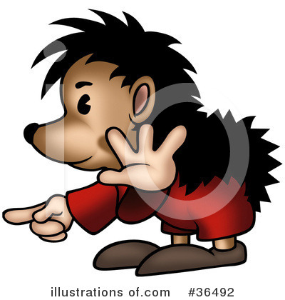 Royalty-Free (RF) Hedgehog Clipart Illustration by dero - Stock Sample #36492