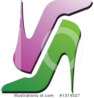 Shoe Clipart #1314527 by Lal Perera
