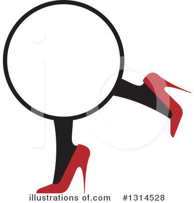 High Heel Clipart #1314528 by Lal Perera