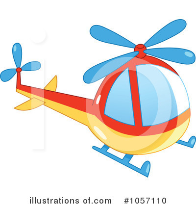 Royalty-Free (RF) Helicopter Clipart Illustration by yayayoyo - Stock Sample #1057110