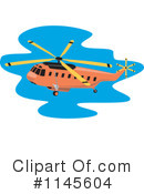 Helicopter Clipart #1145604 by patrimonio