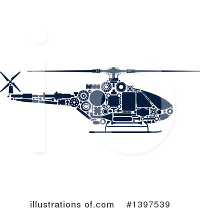 Helicopter Clipart #1397539 by Seamartini Graphics