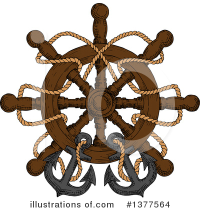 Anchor Clipart #1377564 by Vector Tradition SM