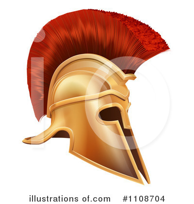 Royalty-Free (RF) Helmet Clipart Illustration by AtStockIllustration - Stock Sample #1108704