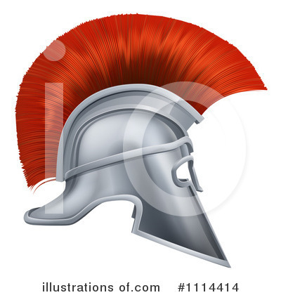 Spartans Clipart #1114414 by AtStockIllustration