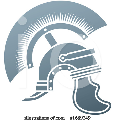 Trojan Helmet Clipart #1689249 by AtStockIllustration