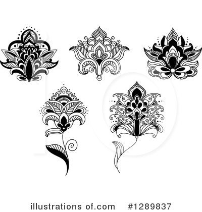 Royalty-Free (RF) Henna Clipart Illustration by Vector Tradition SM - Stock Sample #1289837