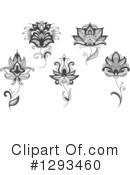 Henna Flower Clipart #1293460 by Vector Tradition SM