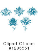 Henna Flower Clipart #1296551 by Vector Tradition SM